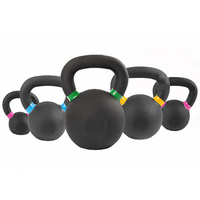 Plusieurs tailles disponibles Kettlebell en fonte à revêtement électrique personnalisé 50kg Kettlebell