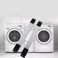 Support mobile multifonctionnel pour lave-linge, réfrigérateur, base de support, chariot mobile, supports fixes, quincaillerie pour la maison