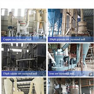 Molino Raymond de Acero al Carbono Sinoma para Molienda de Mármol y Piedra Caliza, Alta Eficiencia, Capacidad de 3-55 t/h, Salida de 120-325 Mallas - Product Image 1