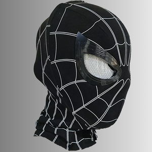 Supereroe Full Face maschera occhi regolabili <span class=keywords><strong>Spiderman</strong></span> Cosplay maschera in lattice di seta plastica per Halloween & feste - Product Image 3