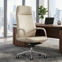 Chaise de bureau pivotante en cuir d'affaires, mobilier de bureau personnalisé, grand patron, luxe moderne, PDG, chaise de direction luxueuse