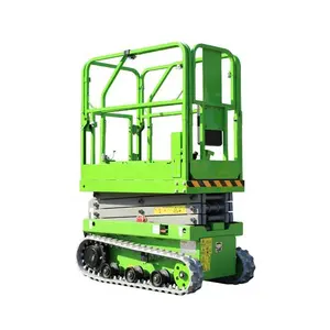 Lifting Height 6m 8m 12m 16m manlift mobile self propelled rough terrain Tracked scissor lift for industrial for sale