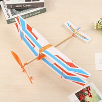 Syh1675 Thunderbird, modèle d'avion à propulsion par bande plastique, hélicoptère, modèle éducatif à assembler soi-même, unisexe, à partir de 14 ans
