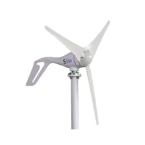 Ветряная турбина с горизонтальной осью, 400 Вт, 24 В, альтернативная энергосистема, ветрогенератор