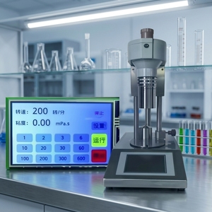 Viscosimètre à vibration portable numérique rotatif 12s conçu pour les fluides industriels à haute viscosité - Product Image 4