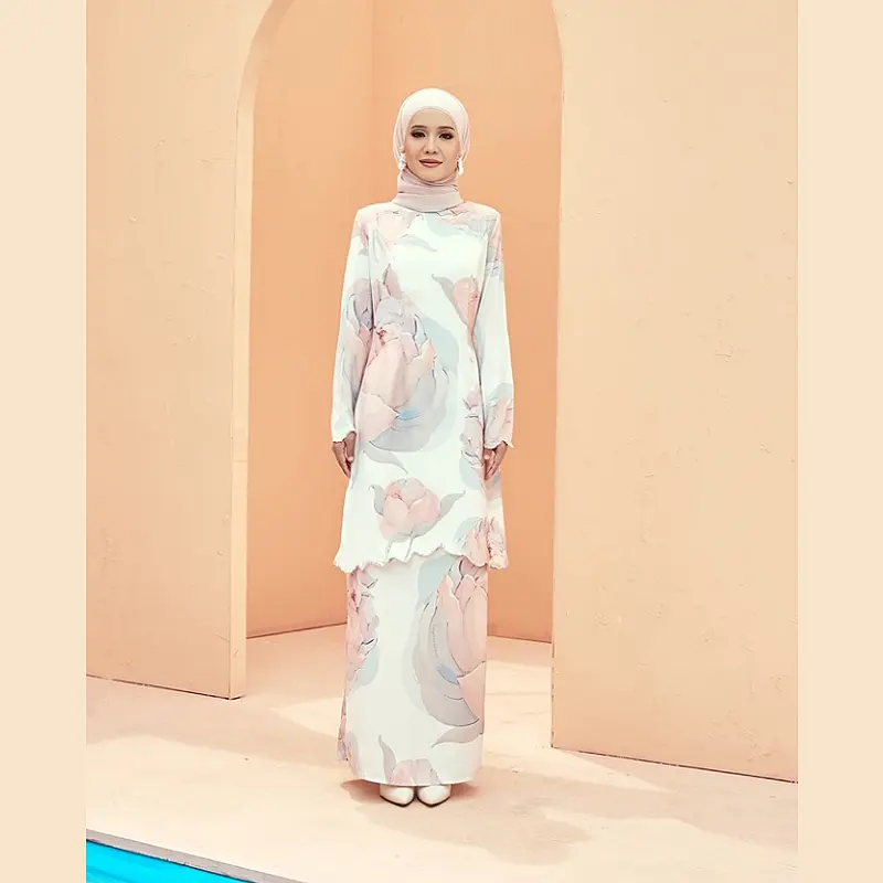 Sipo Eid Oem Murah Borong Baju Kurung Vietnam Moslim Lange Jurk Baju Kurung Moden Nieuwste Kebaya Indonesia Baju Kurung Met Kant