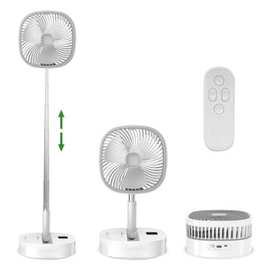Ventilateur rafraîchisseur d'air pliable et télescopique, inclinaison à 180°, oscillation <span class=keywords><strong>automatique</strong></span>, grille amovible, sécurité enfant, USB/Type-C, pour camping-car/<span class=keywords><strong>voiture</strong></span>/extérieur - Product Image 4