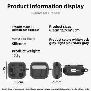Organisateur d'écouteurs en silicone souple boîte de charge protecteur Console de jeu Style housse de protection pour AirPods <span class=keywords><strong>Pro</strong></span> <span class=keywords><strong>3</strong></span> étuis pour écouteurs - Product Image 6