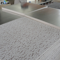 Baisse décorative de tuile de faux plafond de PVC en plastique de panneau de gypse perforé dans 60*60 Philippines
