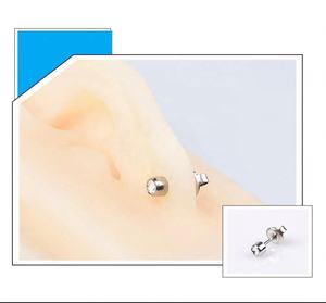 <span class=keywords><strong>Kit</strong></span> de perforación de oreja de un solo uso al por mayor <span class=keywords><strong>para</strong></span> bebés y <span class=keywords><strong>niños</strong></span>, incluyendo tachuelas hipoalergénicas de acero inoxidable con aleta suave - Product Image 5