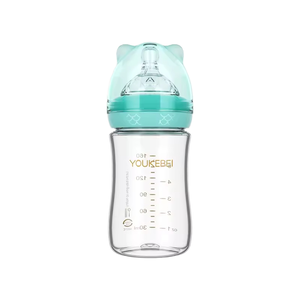 Biberons en verre personnalisés avec logo, sans BPA, anti-étouffement, pour nouveau-nés, anti-coliques, pour l'alimentation des bébés - Product Image 2
