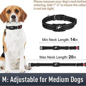 <span class=keywords><strong>Collier</strong></span> pour chien réglable avec support AirTag et <span class=keywords><strong>GPS</strong></span> anti-perte – Vente en gros directe usine - Product Image 6