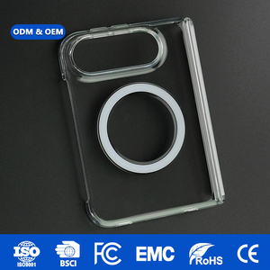 Coque de téléphone transparente ultra-fine premium OEM pour iPhone Fold 18 Ultra, anti-rayures, aimant N52, anti-jaunissement - Product Image 2