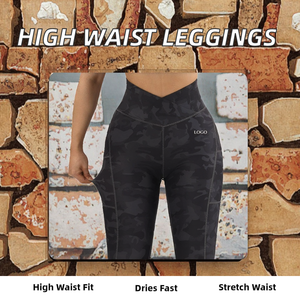 Leggings Deportivos de Cintura Alta para Mujer, Leggings Elásticos para Correr, Entrenamiento, Levantamiento de Cadera, Yoga, Moldeadores, Sólidos - Product Image 2