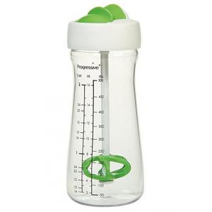 Bouteille à <span class=keywords><strong>sauce</strong></span> pour <span class=keywords><strong>salade</strong></span> à rotation manuelle : Outil de mélange rapide pour <span class=keywords><strong>sauce</strong></span> maison avec joint étanche et marques de mesure - Product Image 1