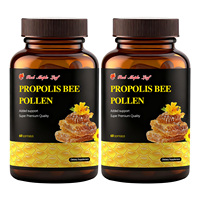 Gélules de propolis et de pollen d'abeille |   Soutient les défenses du système immunitaire et la protection antioxydante |   Qualité Super Premium