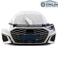 Pièces d'origine d'occasion pour Audi A3 A3L : Pare-chocs avant avec calandre, ventilateur, capteur de stationnement, ensemble de feux avant à LED