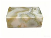 Table basse rectangulaire haut de gamme en pierre de jade verte exquise pour hôtel de luxe, villa, salon, chambre à coucher