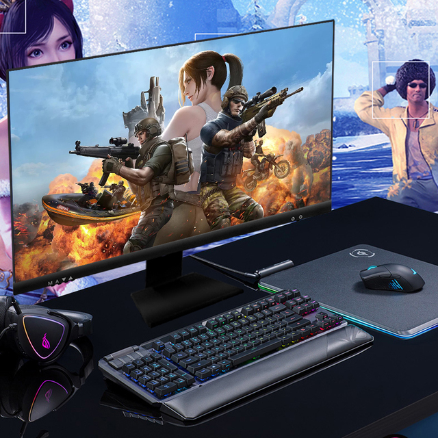 All in One Desktop Computer Gaming Pc Set Mini Desktop All in One Pc System Curved Computer All in One Pc Gaming Computer