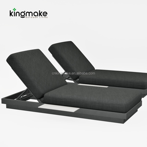 Chaise longue de jardin personnalisée pour hôtel, plage, piscine, terrasse, chaise longue moderne en aluminium pour l'extérieur - Product Image 4