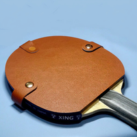 Étui pour raquette de tennis de table, housse pour pagaie de ping-pong, protection en cuir PU et caoutchouc avec fermeture magnétique pour la protection de la raquette