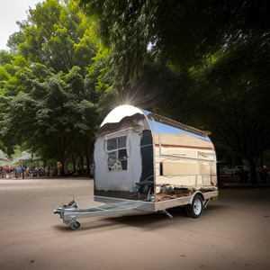 Best Selling Corn and Vegetable Fry Ice Cream <strong>Roll</strong> <strong>Cart</strong> <strong>Food</strong> Truck for Hotels Restaurants with Bearing and for Hotdog - Product Image 1