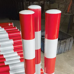Warnungsposten Straßenbollade reflektierender Abgrenzer Post Straßenverkehrsmarker Post Bollade
