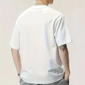 High Quality Custom Logo Oversize Boxy <b>Pocket</b> Fit <b>T</b>-<b>shirt</b> Men's 100% Cotton Drop Shoulder Sports Street Wear Men's <b>T</b>-<b>shirt</b> - Product Image 5