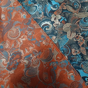 JS081F <span class=keywords><strong>Tissu</strong></span> Brocart Jacquard en Taffetas de Polyester Style Ancien Paisley pour <span class=keywords><strong>Doublure</strong></span> de Costume, Veste et <span class=keywords><strong>Manteau</strong></span> – Vente Chaude - Product Image 4