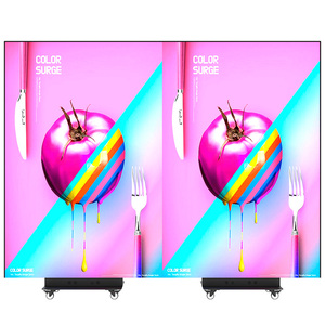 โปสเตอร์ LED แบบพกพาสำหรับแสดงในร่มแบบเต็มรูปแบบพร้อม P1.86ละเอียด P1.5โปสเตอร์เกรดเชิงพาณิชย์ - Product Image 1