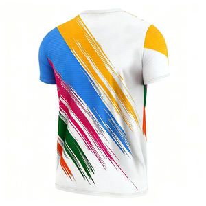 เสื้อยืดแขนสั้นสำหรับออกกำลังกายแบบสวมใส่สบาย ระบายอากาศได้ดี ซับเหงื่อ แห้งเร็ว น้ำหนัก 100 กรัม ผ้าสแปนเด็กซ์ ยืดหยุ่นได้ เหมาะสำหรับวิ่งและเล่นกีฬา - Product Image 5