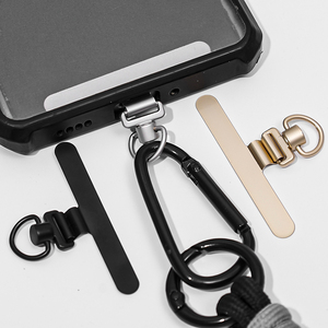 Juntas de Metal giratorias de 360 grados, Clip de parche, anticaída, antipérdida, de acero inoxidable, cordón para teléfono móvil, Pestaña de sujeción de 0,2mm - Product Image 4