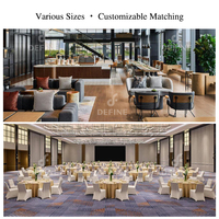 Ensemble de mobilier de restaurant de luxe, ensemble de salle à manger commercial moderne et personnalisé pour salle à manger haut de gamme et projet hôtelier