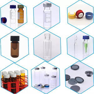 Linlang Nâu 1.5ml thủy tinh borosilicate phòng thí nghiệm tiêm lọ tích hợp 1.5ml Flask nắp vặn chai - Product Image 6