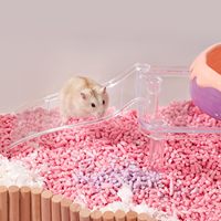 Mainan Panjat Hewan Kecil Tafit, Tangga Jembatan Hamster Plastik Tahan Air, Dekorasi Bermain Multi-Warna untuk Gerbil, Tikus, dan Hewan Peliharaan Lainnya
