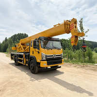 Grue de chantier à bas prix DONGFENG 12t, grue de camion hydraulique à flèche télescopique pour automobile