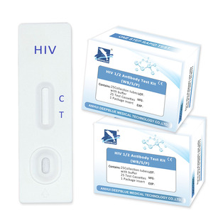 DEEPBLUE Prueba de Diagnóstico Médico para Uso Doméstico, Prueba de Anticuerpos contra el VIH 1/2, Manual OEM, Certificado CE, Prueba de 15 Minutos, Precio de Fábrica - Product Image 2