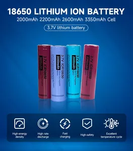 18650 Deep Dycle 3350mAh Rechargeable Battery Lithium 3.7V 3350mAh 18650 For Laptop Toys 18650 Battery Pack