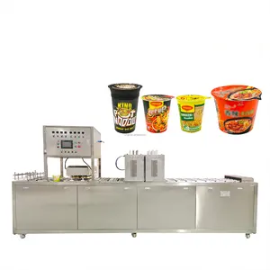 Automatic Cup Noodles Sealing Packing Machine Paper Bowl Sealing Machine Instant Noodle Plastic Bowl Sealing Machine