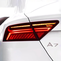 Feux arrière LED JY pour Audi A7 11-14, lentille transparente, assemblage amélioré, Plug-and-Play, haute qualité, vente directe d'usine