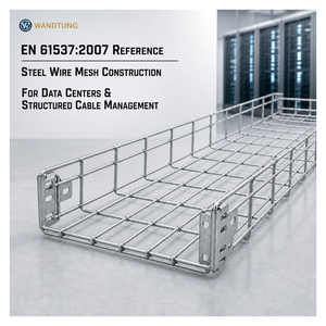 <span class=keywords><strong>Bac</strong></span> à câbles en treillis métallique galvanisé BS01 avec options de longueur de 2 m, 3 m et 4 m pour les projets électriques et de réseaux de bâtiments - Product Image 2