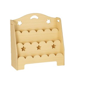 Étagère à livres en bois, couleur naturelle, étagère de rangement multicouche pour livres, maison, chambre à coucher, salon, design peu encombrant - Product Image 1