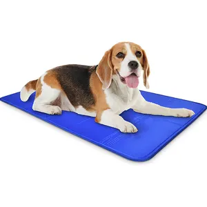 Impermeable grande reciclable verano gato refrigeración Mat Gel No hay necesidad de congelar mascota hielo Mat perro mascota auto refrigeración Mat