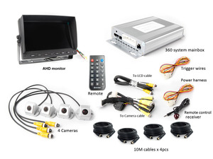 360 Bird Rear View 360 độ xe 4 Camera Hệ thống an Ninh với DVR cho Ford xe tải - Product Image 6