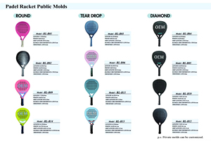 Raquetas de Pádel Personalizadas de Fibra de Carbono 3K 12K 18K, Raquetas de Tenis de Pádel, Raqueta ODM OEM - Product Image 6