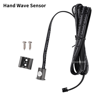 Capteur Tactile Remplaçable à Détection de <span class=keywords><strong>Mouvement</strong></span> des Mains pour Portes Simples ou Doubles en Bois, Interrupteur Tactile Capacitif à Variateur de Luminosité DC 12V 24V 5A - Product Image 4