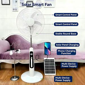 Ventilateur sur pied mini USB à énergie solaire pour chambre et bureau, avec retour et remplacement limités, ventilateur d'extraction domestique - Product Image 1