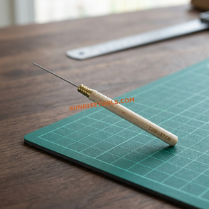 เครื่องมือแกะสลักเหล็ก ด้ามไม้ ปลายเรียว สำหรับทำเครื่องประดับ งาน DIY SUNTOOLS/STIPL บริการทำแม่พิมพ์ ทำตัวอย่าง - Product Image 5