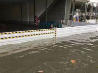 Barrera de Control de Inundaciones de Aluminio, Tablero Impermeable para Prevención de Inundaciones, para Uso Doméstico, Garajes Subterráneos y Puertas de Tiendas