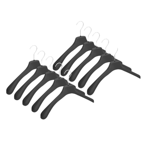 Cintre en résine de riz J425 antidérapant en plastique avec crochet métallique injecté pour présentation de vêtements, prix de gros, fabriqué au Vietnam - Product Image 1